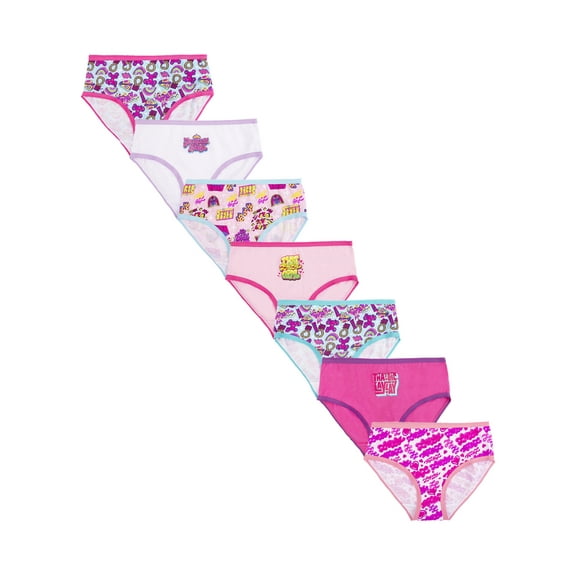 Lay Lay Girls Briefs, 7-Pack