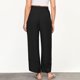 thumbnail image 4 of Karight Linen Pants Women Summer Beach Lounge Palazzo Trousers Loose Elastic Plus Size Drawstring with Pockets Pants, 4 of 6