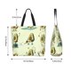 thumbnail image 5 of Fotbe Avocado for Exercise Bolsa Tote Estética de Lona con Estampado para Mujer - Bolsa Reutilizable de Hombro Casual para Vacaciones, Compras, Trabajo y Gimnasio, 5 of 8