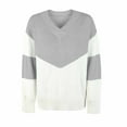 thumbnail image 4 of 2035! Aoochasliy Womens Sweaters Clothes Pullover Warm V-neck Long Sleeve Blouse, 4 of 8