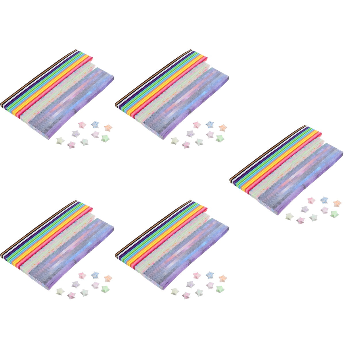 Hemoton 6450 Pcs  Paper Star Strips Star Paper Origami Star Paper Strips Party Origami Papers Paper Craft Supplies