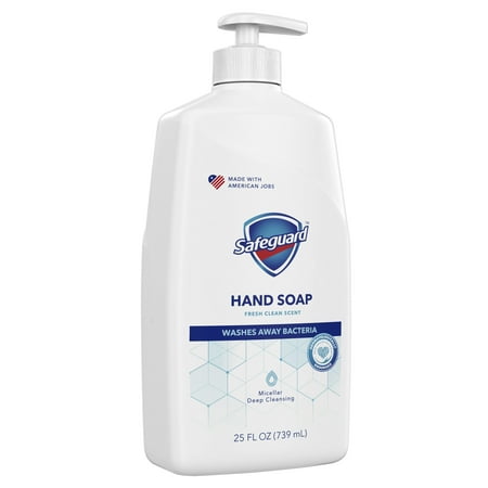 Safeguard Liquid Hand Soap, Fresh Clean Scent, 25 oz