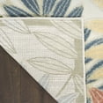 thumbnail image 4 of Nourison Aloha 9' x 12' Ivory Rose Modern Rug, 4 of 9