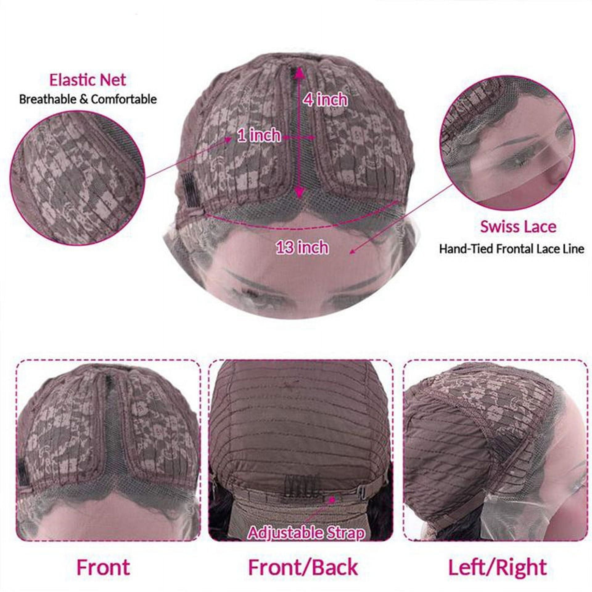 13X4X1 T Part Lace Front Human Hair Wigs for Women Brazilian Straight Short Bob Wigs Pre Plucked Hairline Lace Part Wigs 10inch