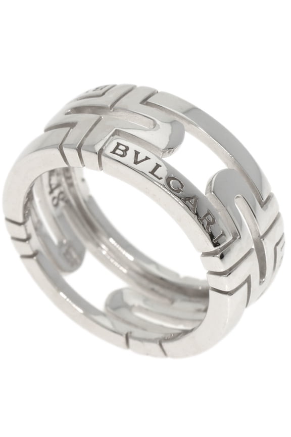 Pre-Owned Bulgari Parentesi Open #48 Ring, 18K White Gold, Women's BVLGARI