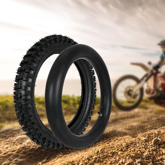 70/100-19 Front Tire for Dirt Pit Bikes – Premium Rubber, Anti-Slip Tread, Shock Absorbing, Fits 50cc To 150cc, Ideal for Off-Road & Motocross
