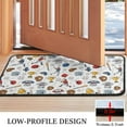 thumbnail image 3 of White Baseball Elements Pattern Door Rugs,Washable Non Slip Door Mats Indoor,Decorative Door Mats,Entry Mat Indoor for Entrance,Bedroom,Kitchen,Bathroom,30"x17", 3 of 6
