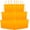 Orange, variant on Tumbler with Straw and Lid, Reusable Plastic Travel Mug Cup for Iced Coffee, 36 Pack, Perfect for Parties, Birthdays, Outdoor Use, Durable Drinkware, BPA-Free
