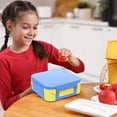 thumbnail image 2 of Fiambrera portátil abatible, juego de 2 piezas, apta para microondas, compartimento sellado, plástico apto para uso alimentario, para oficina, escuela y viajes, a prueba de fugas, fácil de limpiar, c, 2 of 6