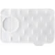 thumbnail image 3 of White silicone faucet handle, drip catcher, and sink protector mat for bathroom and kitchen accessories A, 3 of 5