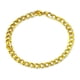 thumbnail image 1 of JeenMata Pulsera de Cadena Plana de 6 mm, Pulsera Minimalista, Regalo para Esposo en Color Blanco, 1 of 5