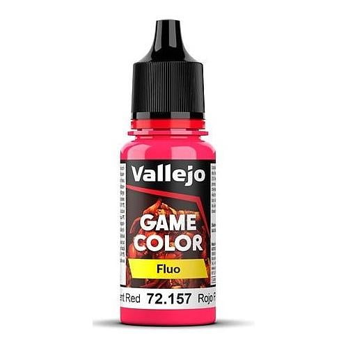 Game Color: Fluorescent Red (72.157) Plastic Model Kit Paint