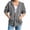 Gray, variant on 3/4 Length Sleeve Jackets for Women Drawstring Casual Trendy Shirts Fall Workout Outerwear with Pockets