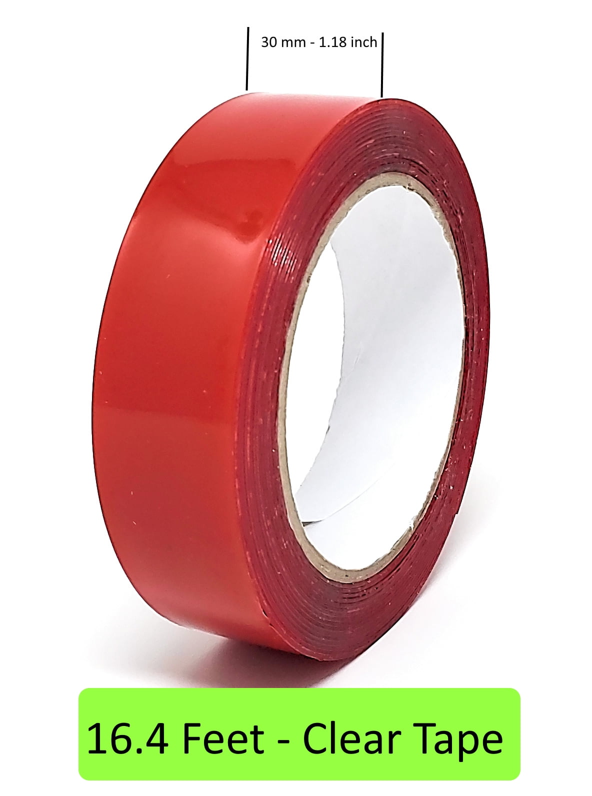 Double Sided Tape 3M VHB Mounting Tape Heavy Duty Waterproof Foam Tape 1 Inch x 18 Feet Length No Residue for Home Office Automotive Decorations and LED Strip Lights 1 Inch 