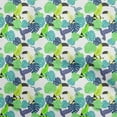 thumbnail image 1 of oneOoneViscoseJerseyLimeGreenFabricTropicalFloralWithBirdsSewingMaterialPrintFabricByTheYard60InchWide, 1 of 4