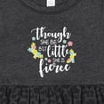 thumbnail image 4 of Inktastic Though She Be but Little She is Fierce Shakespeare Girls Baby Dress, 4 of 5