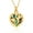 Golden, variant on Hummingbird Urn Cremation Jewelry Abalone Shell Heart Urn Ashes Necklace for Women Men Memorial Keepsake Necklace