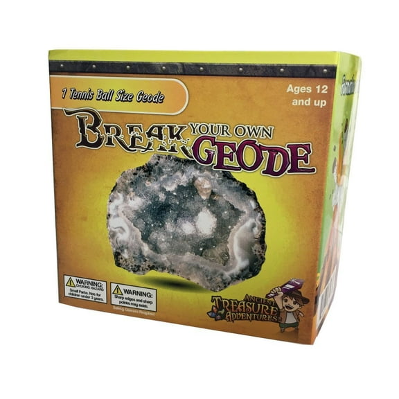 Break Your Own Geode "Tennis Ball Size" By Ancient Treasure Adventures