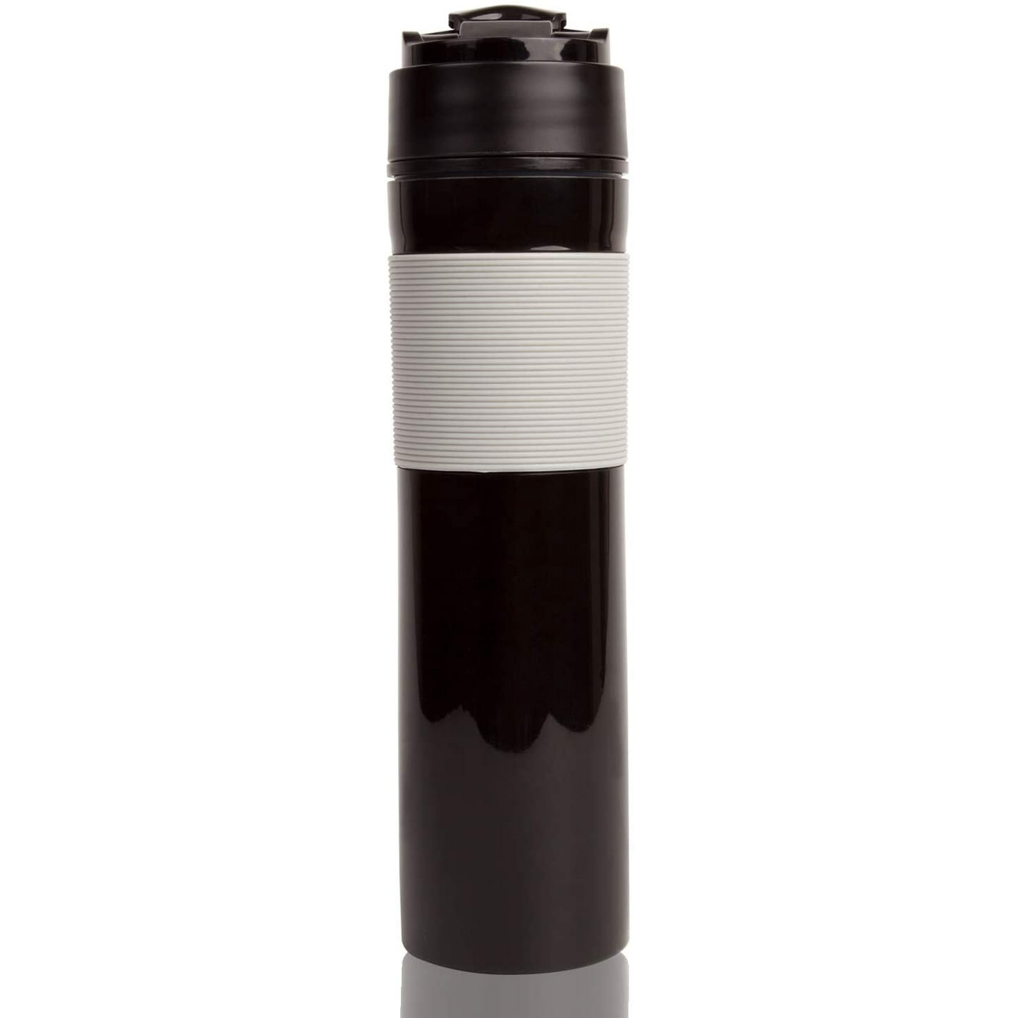 French Press Travel Coffee Press Mug Tea and Coffee Maker Bottle, Travel  Tumbler, 350ml/12oz (Black)