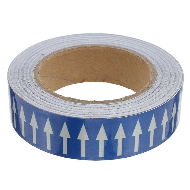 Miangastore Arrow Tape Blue 1 Set 12X4.7X1.2In Flow Direction Indication