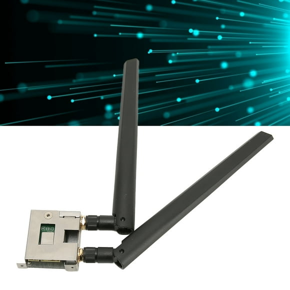 WiFi Card, Aluminium Alloy 802.11 AC Plug and Play 2.4Ghz 5Ghz Wireless WiFi Adapter Card for Home