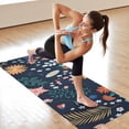 thumbnail image 6 of Pioneer Flower Floral Print Pattern Hot Yoga Mat Towel Non Slip for Hot Yoga - Quick-Drying Yoga Mat Cover with 4 Corner Pockets with Travel Bag - Hot Yoga Towel Non Slip 70"x26", 6 of 6