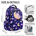 thumbnail image 5 of Chririnla Cute Space Axolotl School Bookbags with Lightweight Multi Pockets, 17 Inch Kids Backpack for Travel and Back to Elementary School, 5 of 10