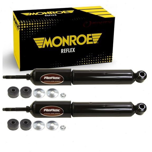 2 pc Front Shock Absorbers compatible with Ford F-350 Super Duty 1999-2020