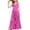 Hot Pink, variant on Little Girls Outfit Sets Hot Pink Sleeveless Double- Vest With Pleated Wide-Leg Pants Party Elegant Kids Carinival Daily Wear Clothes Set