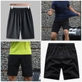 thumbnail image 4 of 2 PCS Hiking Shorts for Men Mens Casual Pants Workout Lounge Fitness Polyester (Polyester), 4 of 6