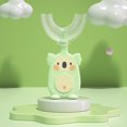 thumbnail image 2 of Cepillo De Dientes En Forma De U Para Niños, Cepillo De Dientes En Forma De U De 360 Grados Con Cabeza Suave Cepillo De Dientes De Masaje Blanqueador De Entrenamiento Para Niños De 2 A 6 Años Muyoka Hogar, 2 of 7