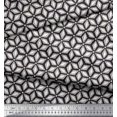 thumbnail image 3 of Soimoi Poly Georgette Fabric Geometric Mandala Fabric Prints By Yard 42 Inch Wide, 3 of 3