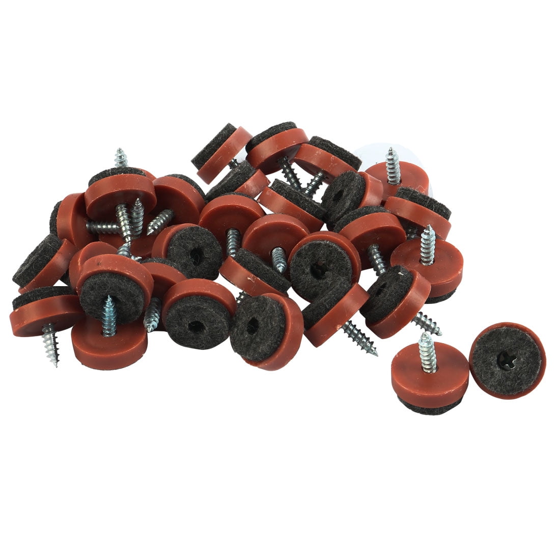 Screw Felt Gliders Furniture Pad DIY Leg Feet Protector 16mm 5/8" Dia