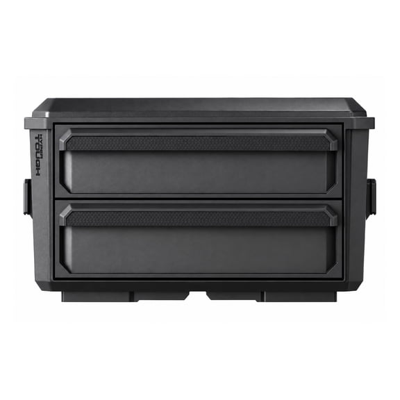 Hyper Tough Hyper Stack 2-Drawer Plastic Tool Box, Stackable Storage Organizer