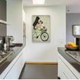 thumbnail image 3 of Epic Art 'Pugs on Bicycle' by Fab Funky, Acrylic Glass Wall Art, 24"x36", 3 of 3