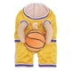 thumbnail image 4 of Disfraz de jugador de baloncesto para perro, disfraz de gato y cachorro para fiesta, disfraz para mascota amarillo, 4 of 9