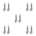 thumbnail image 1 of Qarigey Pendientes redondos para mujer, hojas, Manual, agraciado, misterioso, a la moda, atractivos, colgantes para las orejas, joyería para Type5 NO5, 1 of 6