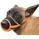 thumbnail image 3 of Bozal para perro, bozal suave de nailon, antimordeduras, seguro para ladridos, bozal transpirable de malla para mascotas para perros pequeños, medianos y grandes, 4 colores, 5 tamaños Xemadio LRWJ034-19, 3 of 6
