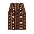 thumbnail image 2 of Halloween Ghost Table Runner, Black Orange Bat Spider Web Pattern Table Runner, Holiday Tabletop Decor, for Halloween Dinner Party, Home, Kitchen Decoration, 2 of 7