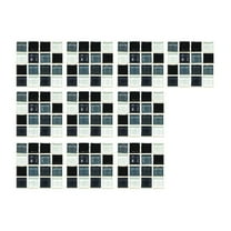 10 Sheet Peel and Stick Backsplash Mosaic Marble Backsplash Tile for Kitchen Self Adhesive Peel and Stick Wall Tiles for Bathroom Shower Furniture Camper 4"x4"