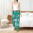 thumbnail image 4 of Fotbe Cartoon Dogs Pantalones de Pijama para Mujer, Pantalones de Dormir, Pantalones Pj con Cordón y Bolsillos-Large, 4 of 6