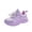 Purple, variant on LTTVQM Girls Sneakers Lace Up Non-Slip Gum Sole Lightweight Outdoor Running Orthopedic Shoes Mesh Breathable Walking Shoes Purple 3 Big Kids