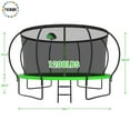 thumbnail image 2 of YORIN Trampoline pour Enfants de 5 à 6 Ans, Trampoline de 12 Pi pour Adultes avec Filet de Protection, Panier de Basketball, Échelle, Capacité de Poids de 1200 Lb, Trampoline Récréatif Extérieur, Trampoline Robuste, 2 of 7