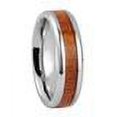 thumbnail image 2 of Men's Wood Inlay Comfort Fit 6mm Titanium Wedding Band, 2 of 4