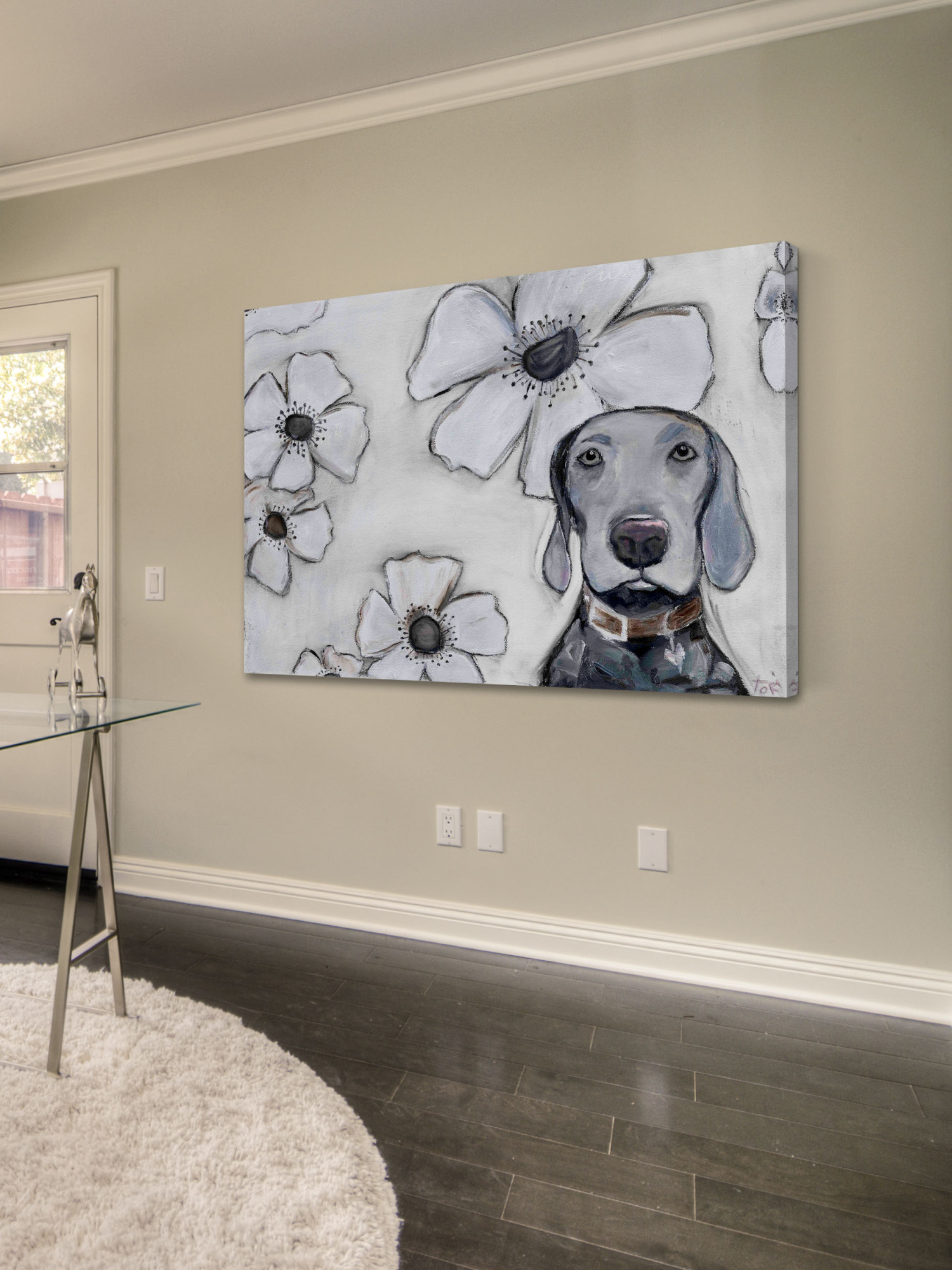 Marmont Hill "Just in Time" by Tori Campisi Painting Print on Canvas