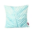 thumbnail image 6 of Amelia Outdoor Palm Fronds 17.75" Water Resistant Fabric Square Cushion, White, Blue, 6 of 6