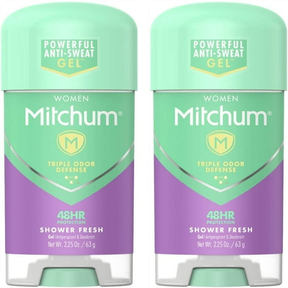Mitchum Anti-Perspirant & Deodorant for Women Power Gel, Shower Fresh - 2.25 oz - 2 Pack