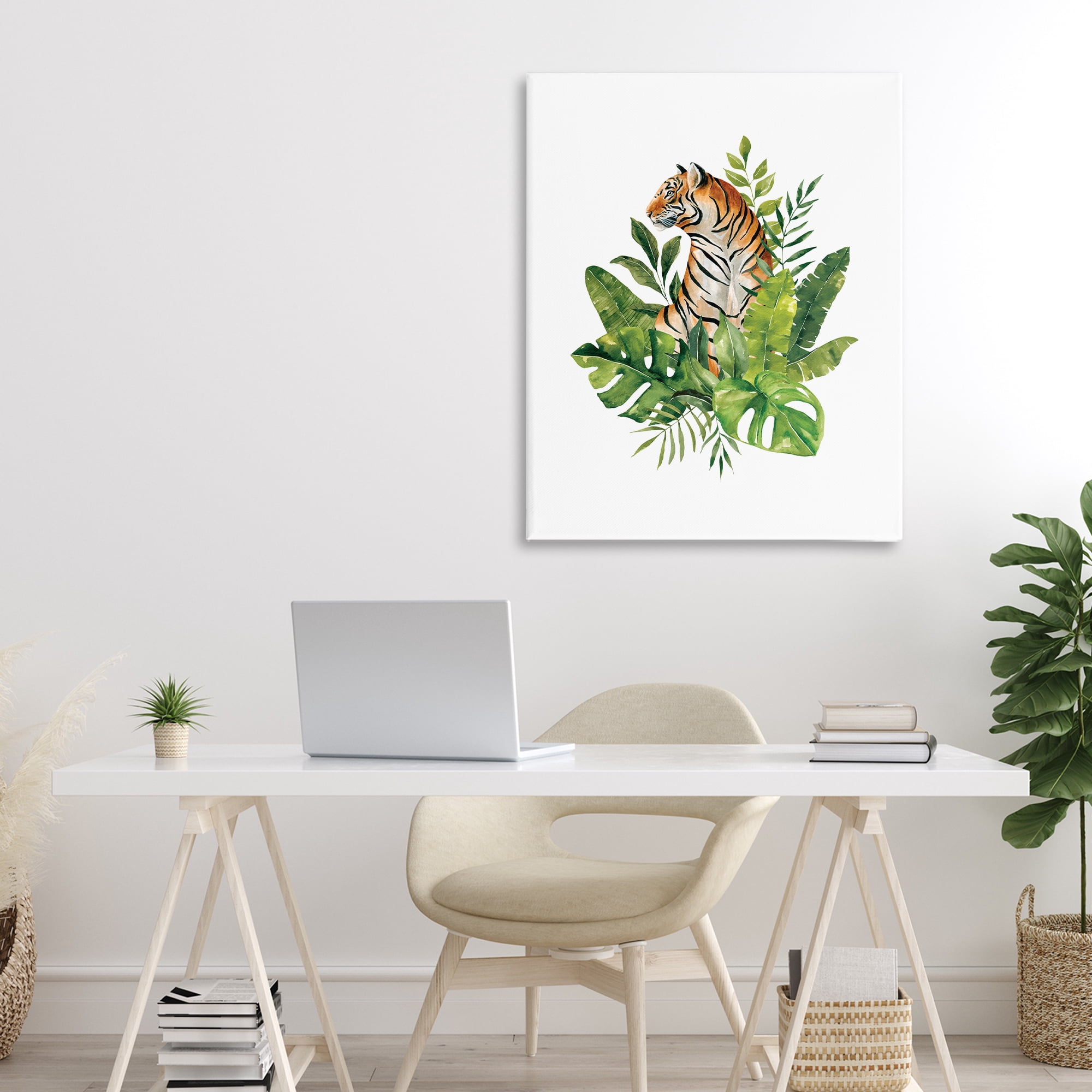 Stupell Industries Exotic Jungle Tiger Canvas Wall Art, design by Bethany Sandoval