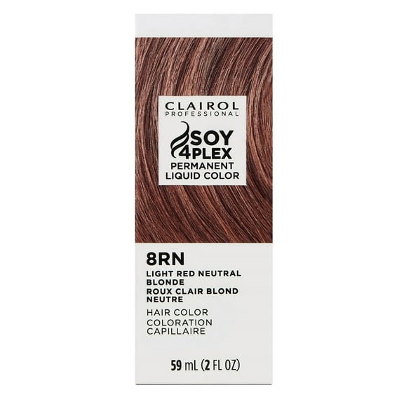 Clairol Professional Permanent 8RN/71RG Light Red Neutral Blonde 2oz (Pack of 2)