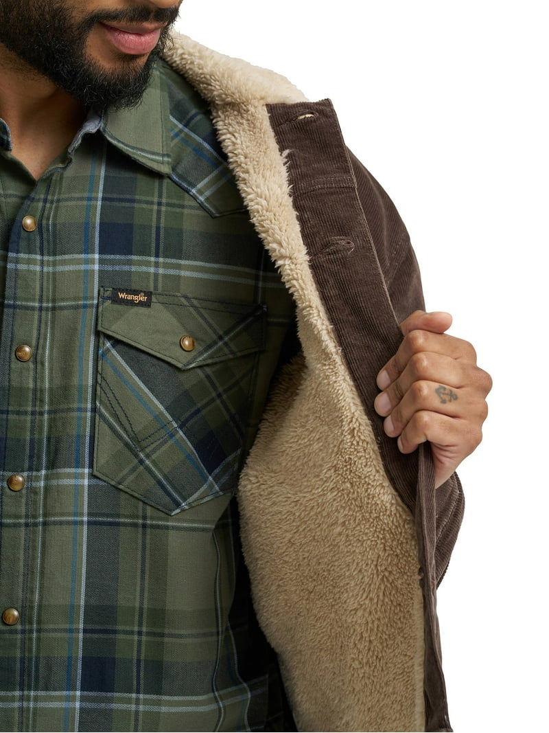 Wrangler® Men's and Big Men's Sherpa Lined Regular Fit Trucker